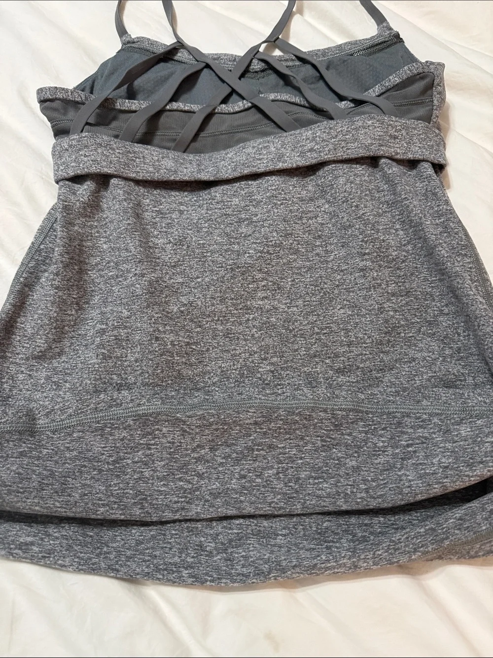 Lululemon Heather Gray Athletic Tank